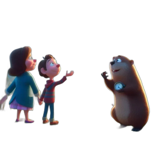 creature, animal, dress, staff transparent PNG cut-out