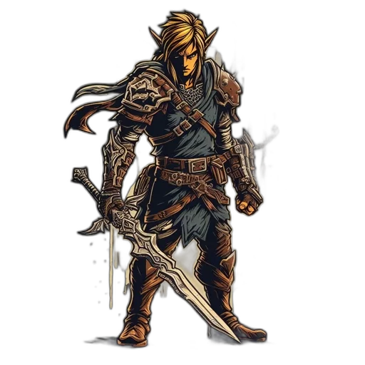 sword, weapon, fantasy art, concept art transparent PNG cut-out