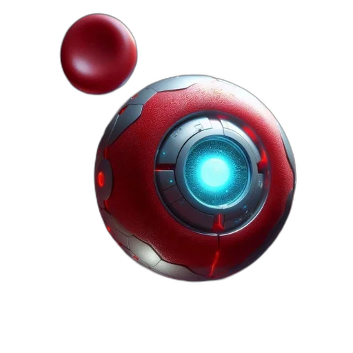 robot, weapon, 3d render, concept art transparent PNG cut-out