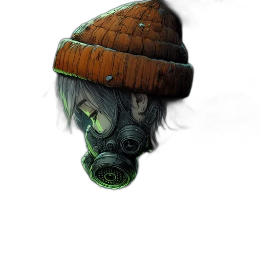 hat, mask, creature, face transparent PNG cut-out