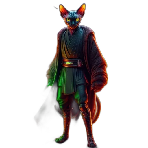 staff, jacket, mask, animal transparent PNG cut-out