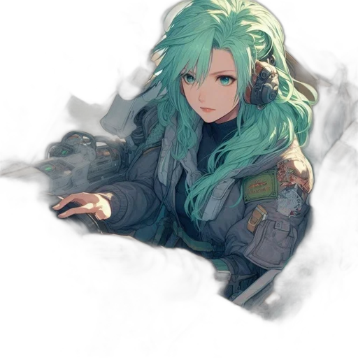 dragon, jacket, weapon, face transparent PNG cut-out