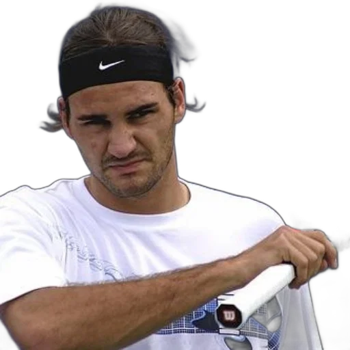 tennis, player, wearing, white transparent PNG cut-out