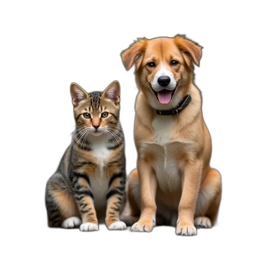 animal, staff, photorealistic, pixel art transparent PNG cut-out