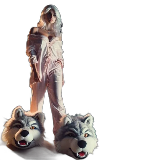 jacket, creature, concept art, 3d render transparent PNG cut-out