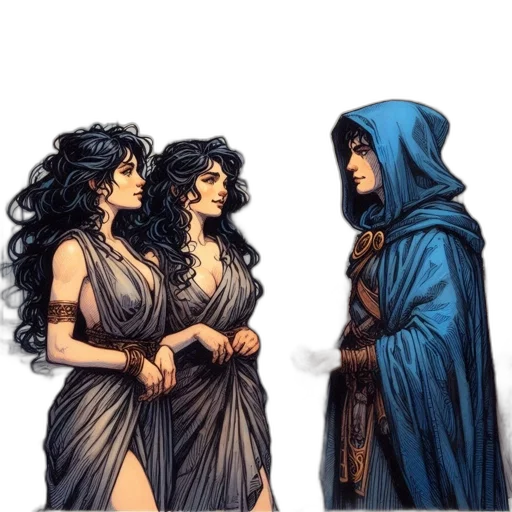 comic book art, concept art, fantasy art, pixel art transparent PNG cut-out