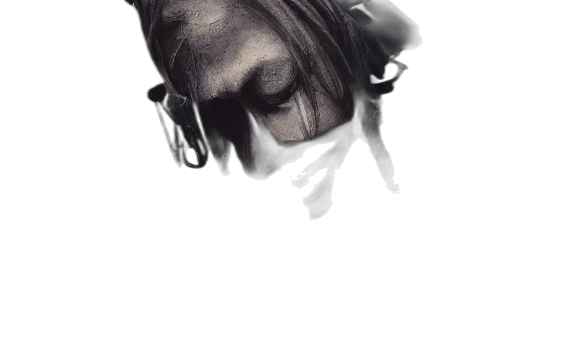 face, mask, hair, crown transparent PNG cut-out