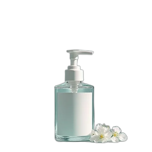 bottle, jewelry, photorealistic, 3d render transparent PNG cut-out