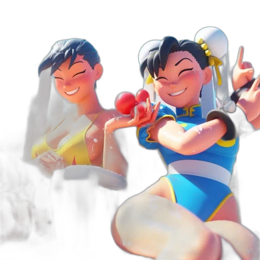 3d render, concept art, photorealistic, comic book art transparent PNG cut-out