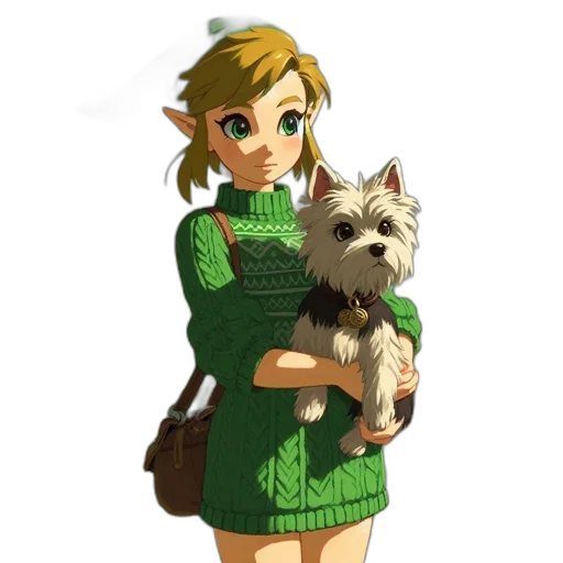 staff, animal, dress, creature transparent PNG cut-out