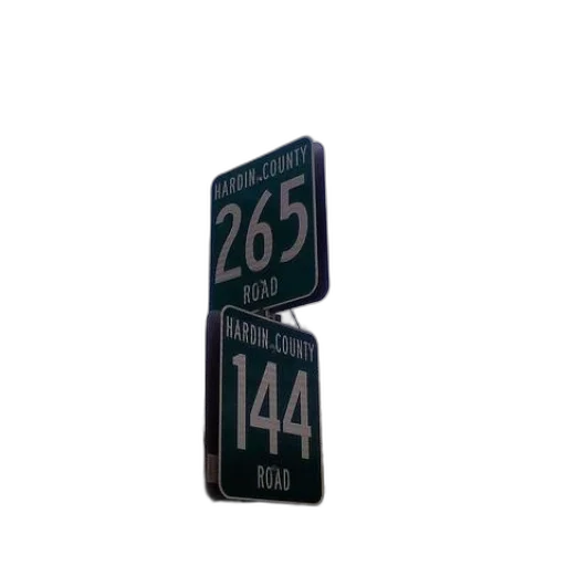 3d render, two, green, road transparent PNG cut-out