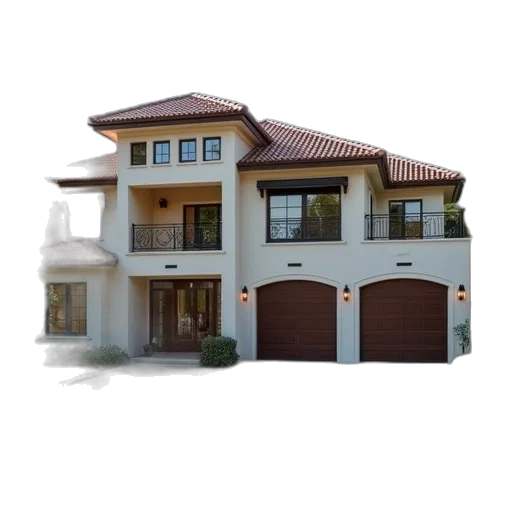 building, 3d render, photorealistic, earth tones transparent PNG cut-out