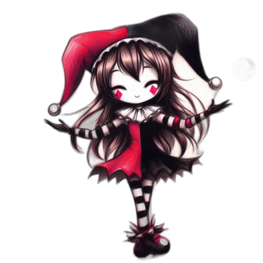 staff, dress, creature, hat transparent PNG cut-out