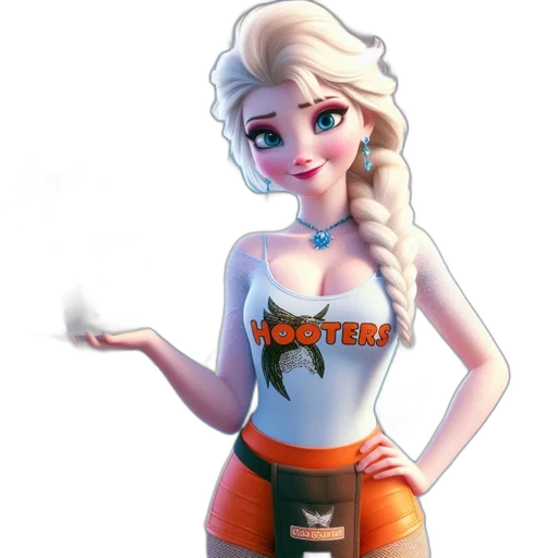 dress, staff, cartoon, fantasy art transparent PNG cut-out