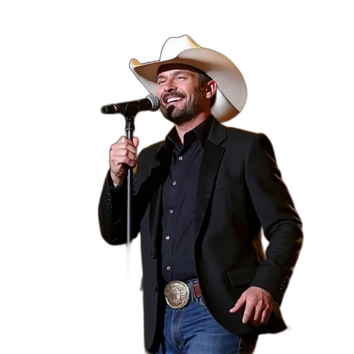 hat, male, country, music transparent PNG cut-out