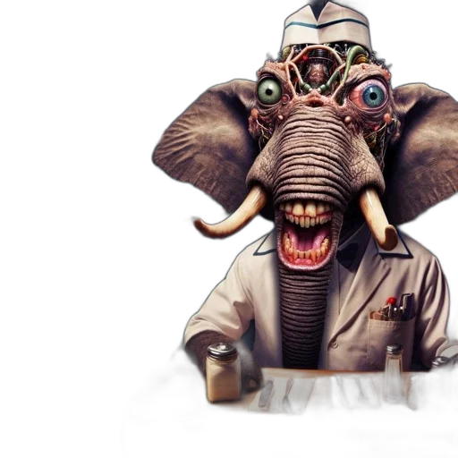 mask, creature, animal, jacket transparent PNG cut-out