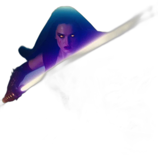 sword, staff, weapon, creature transparent PNG cut-out