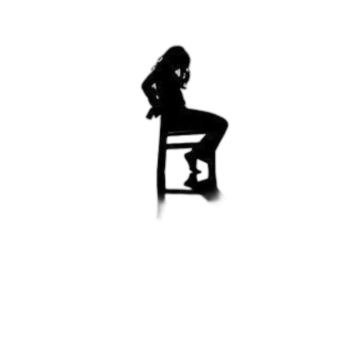 furniture, staff, shoes, hair transparent PNG cut-out