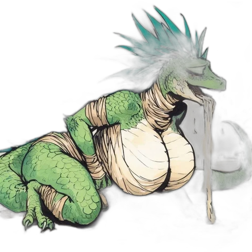 dragon, creature, animal, concept art transparent PNG cut-out