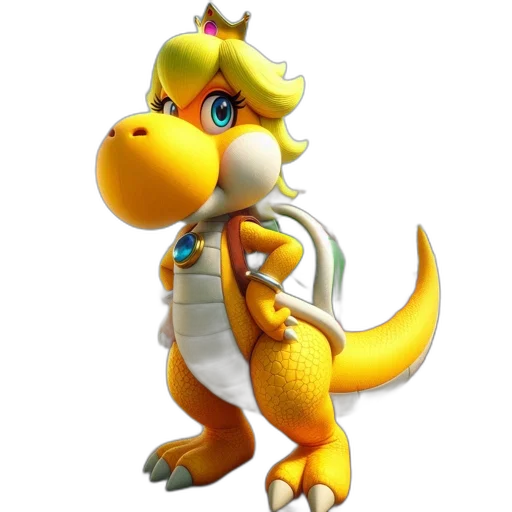 dragon, staff, animal, creature transparent PNG cut-out
