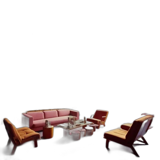 furniture, staff, 3d render, photorealistic transparent PNG cut-out