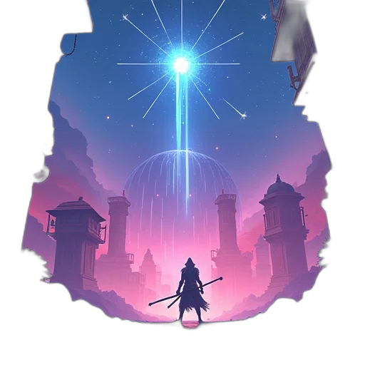 sword, staff, weapon, robot transparent PNG cut-out