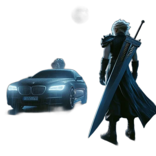 car, weapon, sword, concept art transparent PNG cut-out