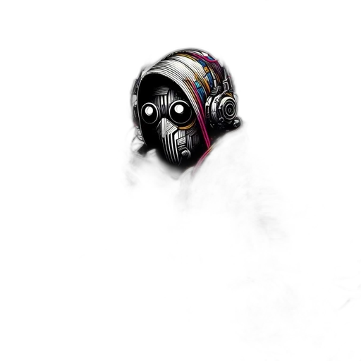 mask, robot, face, weapon transparent PNG cut-out