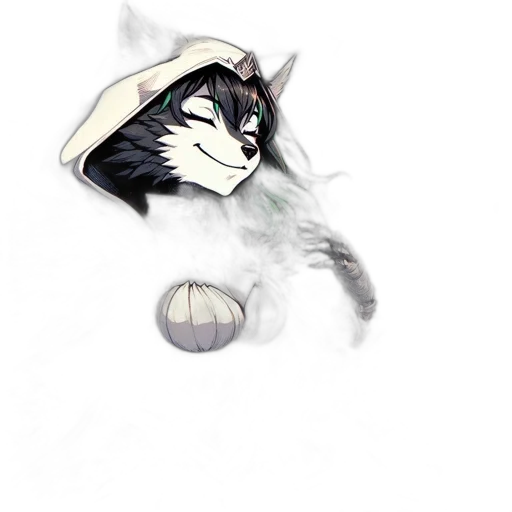 mask, animal, dragon, pixel art transparent PNG cut-out