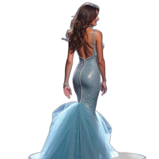 dress, jewelry, photorealistic, concept art transparent PNG cut-out