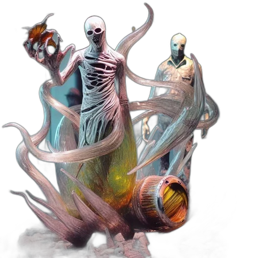 creature, mask, concept art, fantasy art transparent PNG cut-out