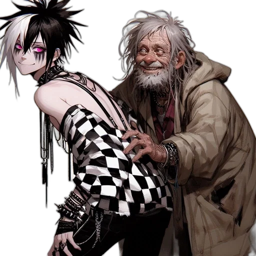 concept art, cyberpunk, comic book art, fantasy art transparent PNG cut-out