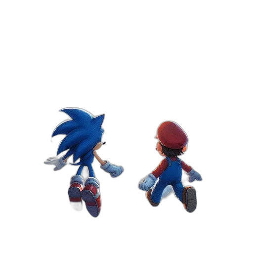3d render, concept art, pixel art, comic book art transparent PNG cut-out