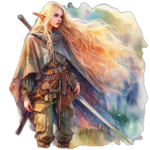 dragon, sword, staff, weapon transparent PNG cut-out