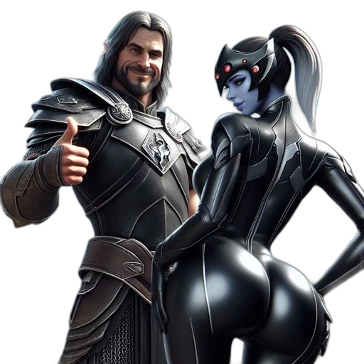concept art, fantasy art, comic book art, 3d render transparent PNG cut-out