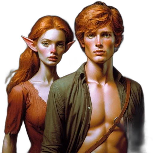 fantasy art, concept art, photorealistic, comic book art transparent PNG cut-out