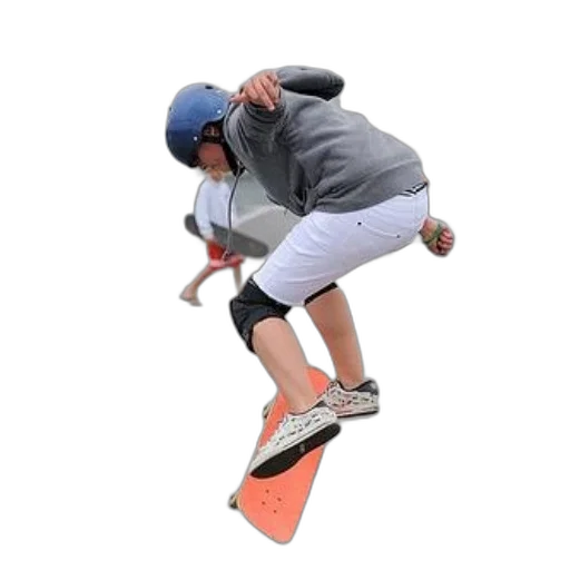 shoes, hat, staff, creature transparent PNG cut-out
