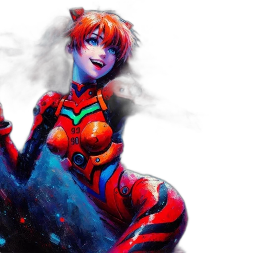 robot, concept art, fantasy art, anime transparent PNG cut-out