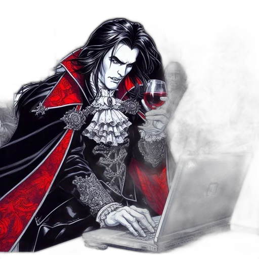 fantasy art, concept art, comic book art, cyberpunk transparent PNG cut-out