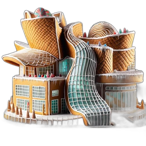 building, furniture, 3d render, concept art transparent PNG cut-out