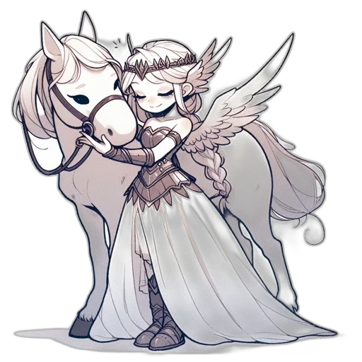 concept art, fantasy art, pixel art, watercolor transparent PNG cut-out