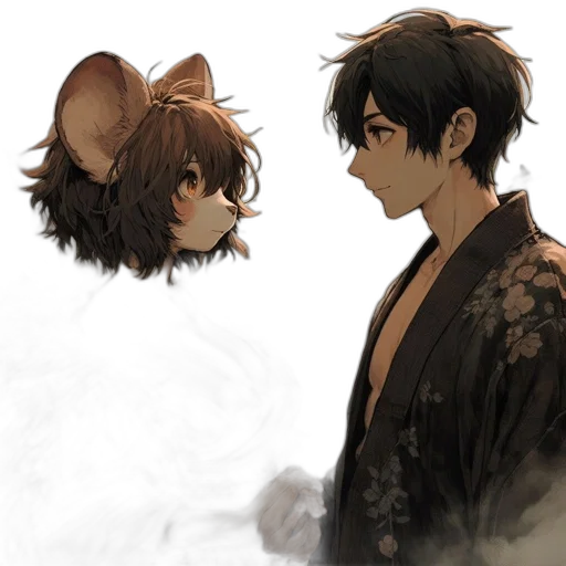 mask, animal, creature, staff transparent PNG cut-out