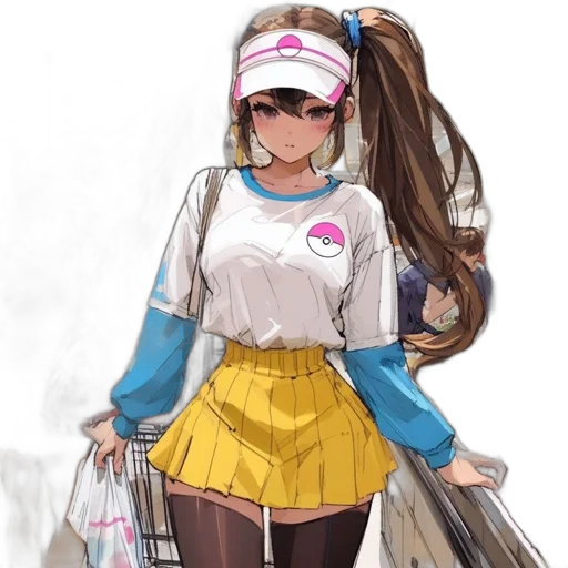 staff, dress, jacket, anime transparent PNG cut-out