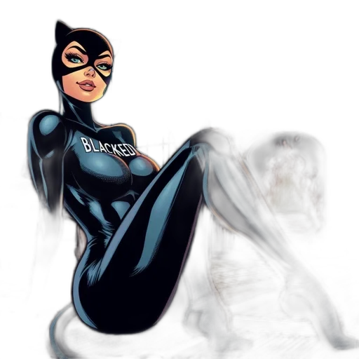 comic book art, concept art, cartoon, 3d render transparent PNG cut-out