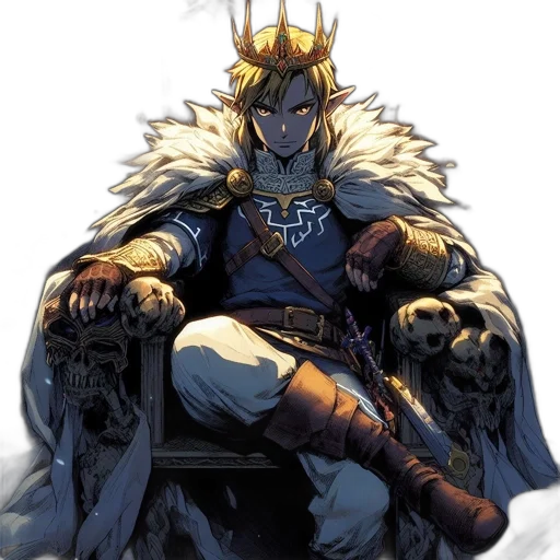 crown, sword, concept art, fantasy art transparent PNG cut-out