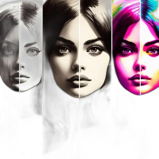 face, photorealistic, fantasy art, concept art transparent PNG cut-out
