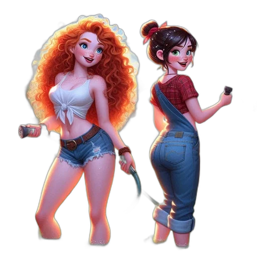 concept art, cartoon, fantasy art, 3d render transparent PNG cut-out