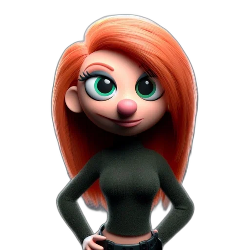 dress, staff, face, hair transparent PNG cut-out