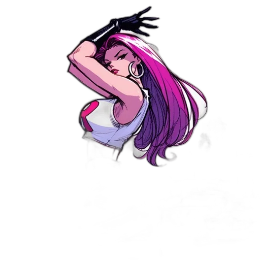 hair, staff, dress, anime transparent PNG cut-out