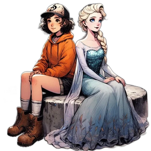 crown, comic book art, concept art, fantasy art transparent PNG cut-out